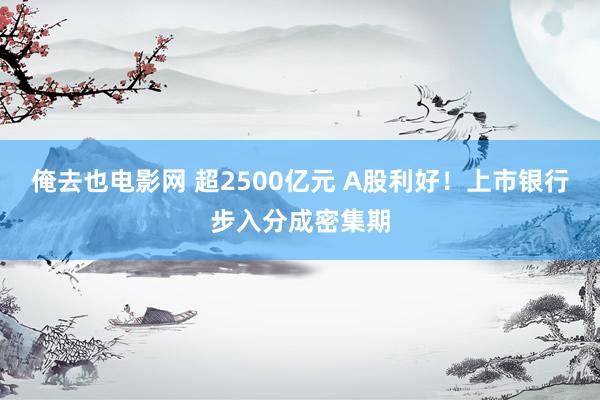 俺去也电影网 超2500亿元 A股利好！上市银行步入分成密集期